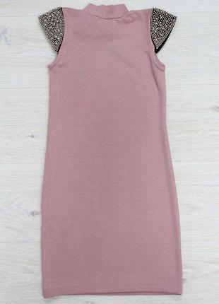 Платье нарядное трикотажное розового цвета (152 см.)  marions 21250005806546 фото