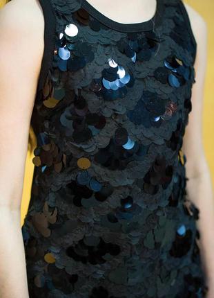 Платье черное свободно облегающее "рыбка" (146 см.)  marions 22090001173833 фото