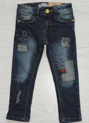 Джинси для дівчинки з латками (116 див.) silversun 2127000242310