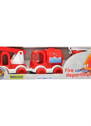 Набор авто "kid cars" пожарный wader 4820159395477