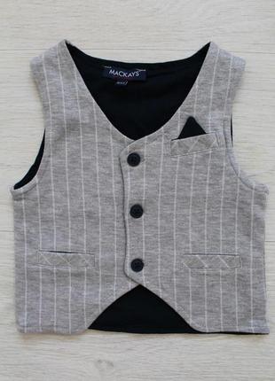 Жилетка трикотажная (86 см.)  mackays 1385609556226