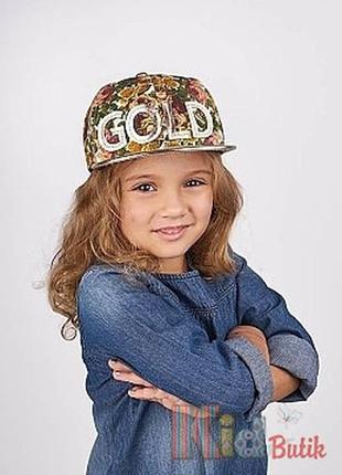 Кепка в квітковий принт для дівчинки (50 див.) дембохаус 2125000607245