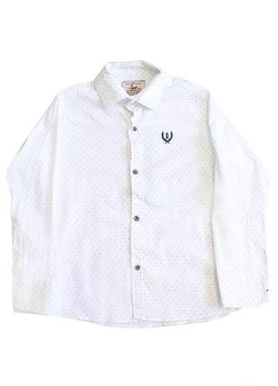 Сорочка білого кольору для хлопчика (122 див.) a-yugi jeans 2125000655857