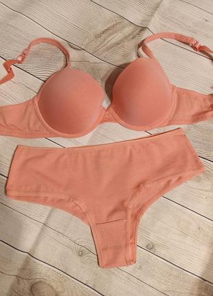 Комплект набір жіночої білизни з бавовни