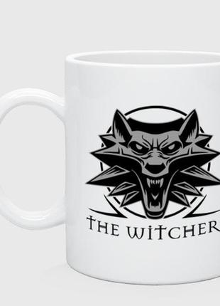 Кружка з принтом «the witcher 3»