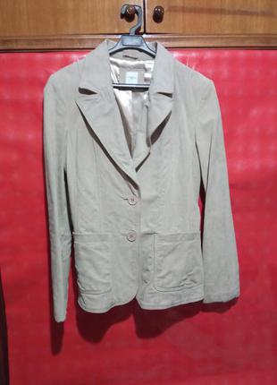 Піджак new look, натуральна замша, розмір м-л