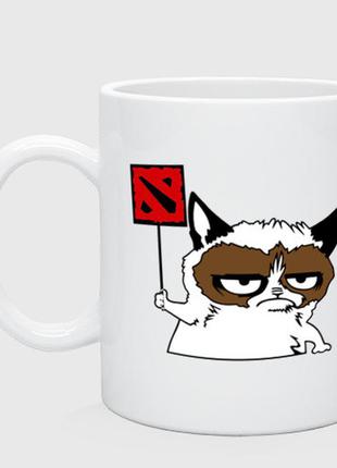 Кружка с принтом «веселая dota2»