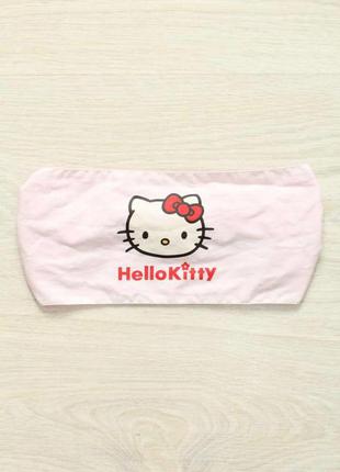 Повязка для девочки с аппликацией hello kitty (52 см.)  no name 2000000215280