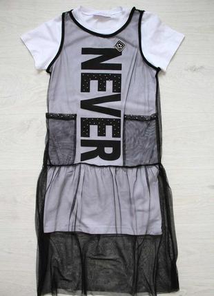 Платье интересного фасона для стильных девочек (158 см.)  marions 8980000015155