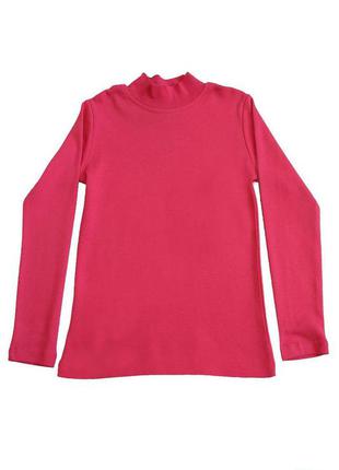 Полугольф кораллового цвета базовый для девочки (110 см.)  lovetti 2125000686363