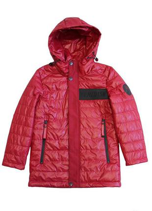 Куртка красного цвета для мальчика (116 см.)  venidise 21250007193445 фото