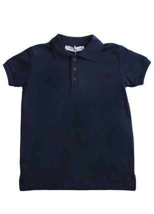 Поло синего цвета для мальчика (116 см.)  a-yugi jeans 2125000736822