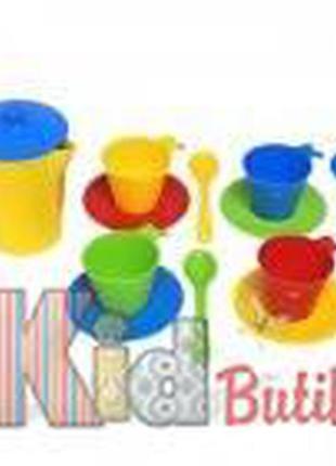 Набір посуду кавовий tigres релакс 13 елементів тигрес 4820159397952