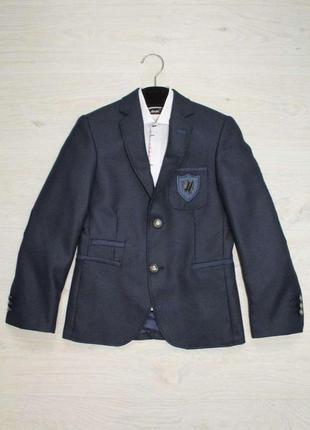 Тёмно-синий пиджак для мальчика (146 см.)  herdal 2126000230532