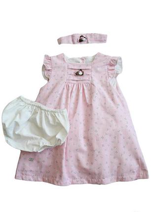 Платье нежного розового цвета для маленькой девочки (86 см.)  babydola 8681609183985