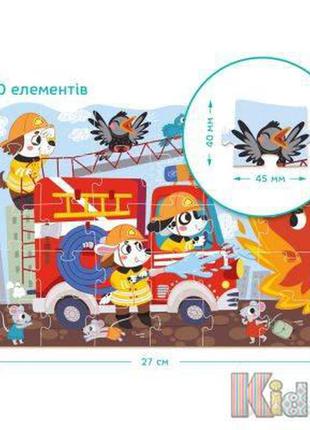 Пазл "герои пожарные" 3 dodo toys 48201982430814 фото