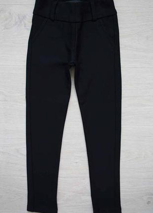 Брюки - лосины темно-синего цвета для девочки (158 см.)  a-yugi jeans 2125000618906