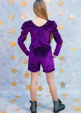 Костюм 2-ка фіолетового кольору для справжніх модниць (140 див.) marions 21250006931562 фото