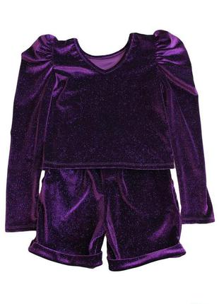 Костюм 2-ка фіолетового кольору для справжніх модниць (140 див.) marions 21250006931565 фото
