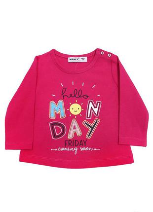 Реглан малинового цвета для девочки (104 см.)  wanex 8681618164326