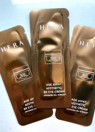 Hera age away aesthetic bx eye cream люкс крем для очей c пептидом і колагеном