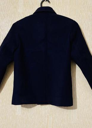 Чёрный школьный пиджак на мальчика 7-8 лет,  cos.2 фото