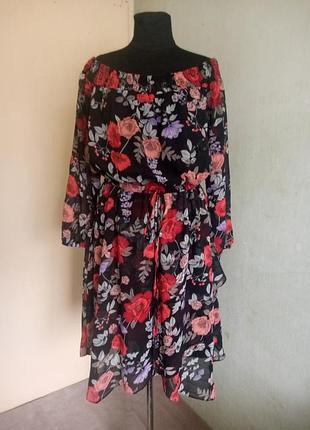 Шифонова сукня city chic .3 фото