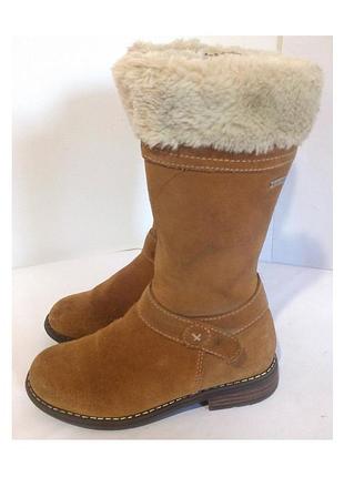 Замшевые детские сапоги еврозима для девочки от start-rite, р.29 код w2906