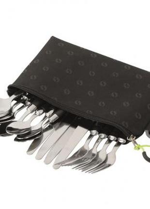 Набір для пікніка easy camp pouch cutlery set black (928788)