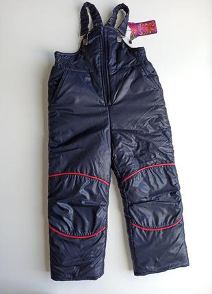Теплые зимние брюки / штаны / комбинезон на синтепоне1 фото