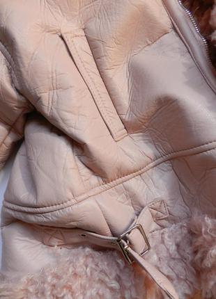 Шикарні дубленочки куртка авіатор з м'якої екошкіра. плечі 58 см (приспущенны) пог 50 см5 фото