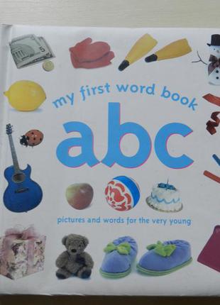 Книга на английском языке my first word book abc