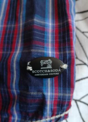 Красивая молодежная рубашка премиум бренда scotch soda ( size s) качество!2 фото