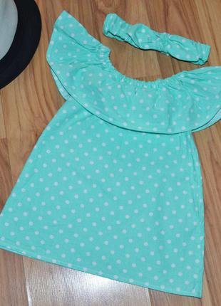 Літнє плаття на 1 рочок з пов`язкою "солоха" сукня на годик, платье 1 год