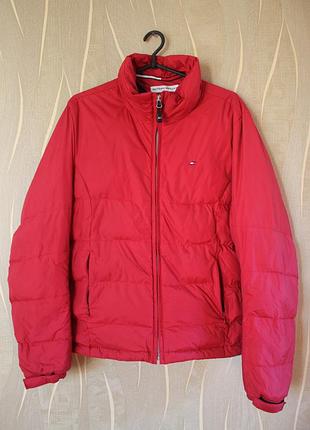 Пуховик куртка винтаж tommy hilfiger sport puffer jacket vintage women