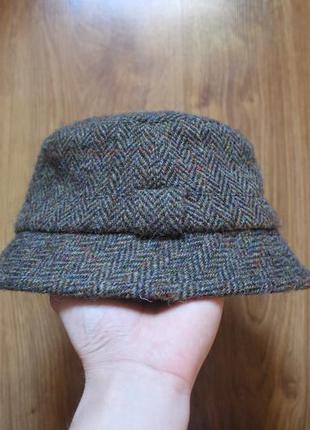 Унісекс вовняна твідовий капелюх grouse harris tweed