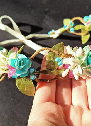 Обруч с цветами