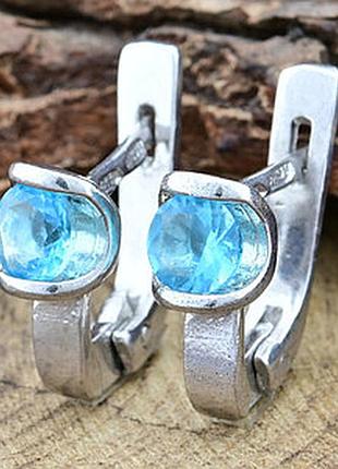 Срібні сережки