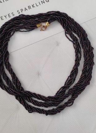 Колье из бисера