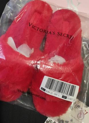 Знижка!ідея для подарунка 🎀 домашні плюшеві тапочки р. 36-41💕victoria's secret вікторія вікторія сікрет про5 фото