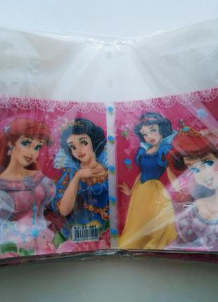 Обкладинки зошита 20 шт діснеївські принцеси
