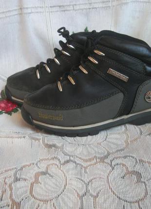 Супер ботинки д\с.р. 33"timberland", стелька-20,5см.
