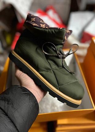 Лv pillow khaki, женские ботинки весна-осень, еврозима,
