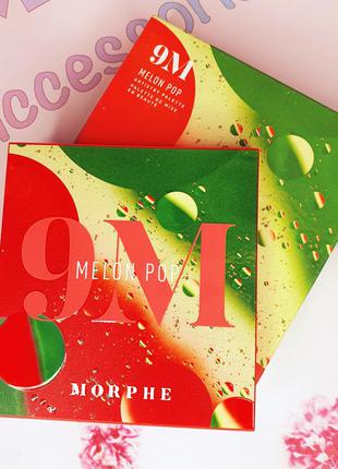 Палетка тіней morphe 9m melon pop artistry palette2 фото