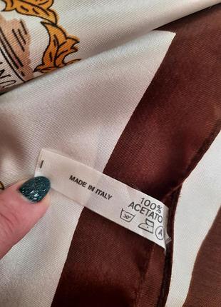 Винажный платок с видами берлина города ацетат италия