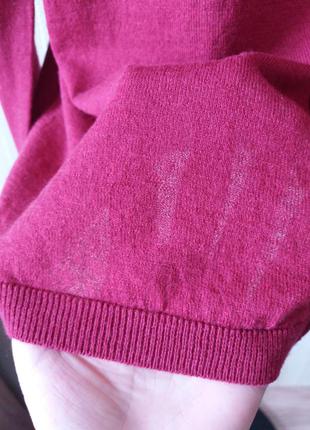 Next розовый оверсайз джемпер очень тонкий трикотаж шерсть мериноса высокого качества + вискоза7 фото