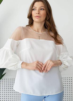 Оригинальная изысканная романтичная блузка