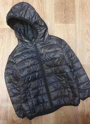 Куртка ультралёгкая деми стеганая камуфляж идеал primark 2-3г