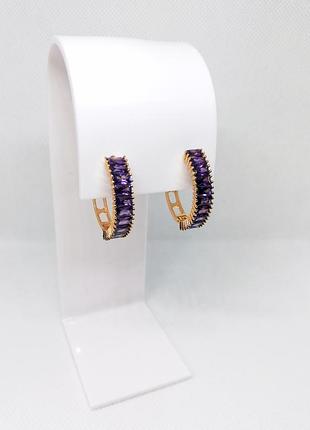 Шикарные серьги  xuping  с фианитами 💎