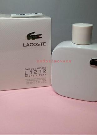 Lacoste eau de l.12.12 blanc туалетна вода